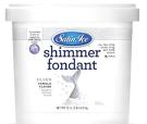 Satin Ice Fondant - Shimmer Silver - 1lb